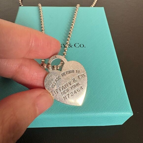 Tiffany & Co. Heart Tag Necklace - Picture 3 of 6